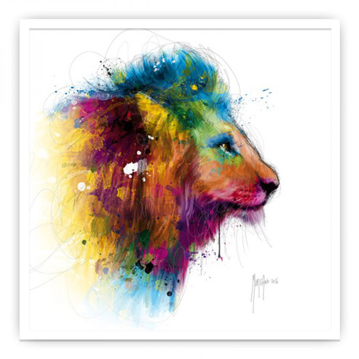 楽天市場】ビビッドアート 壁掛けポスター Jungle's Kinライオン