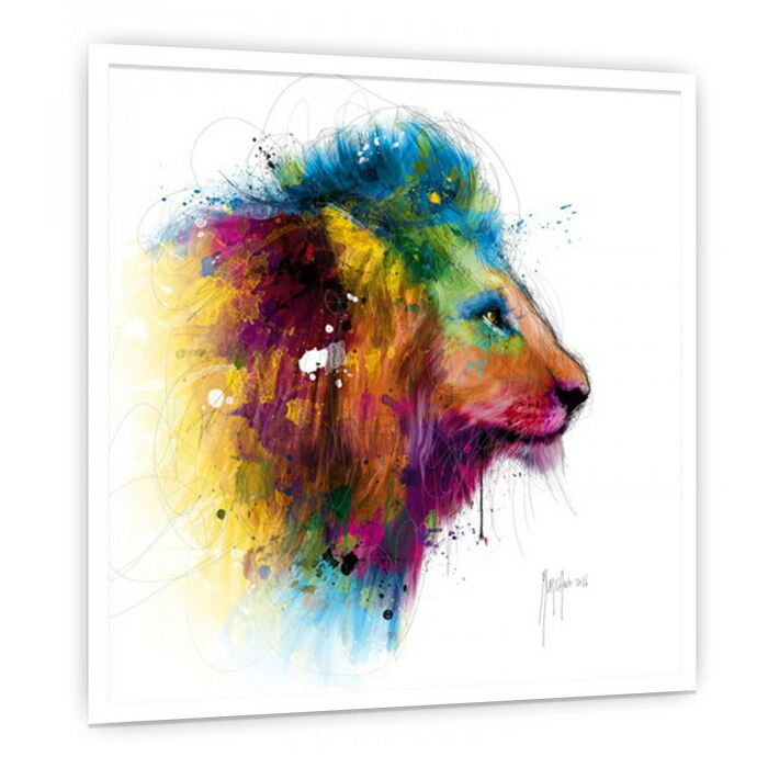 楽天市場】ビビッドアート 壁掛けポスター Jungle's Kinライオン