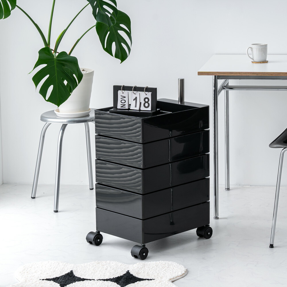 楽天市場】[12時間限定]5%OFFクーポン12時〜 ワゴン キャスター付き