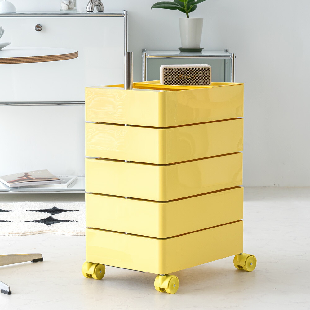 楽天市場】[12時間限定]5%OFFクーポン12時〜 ワゴン キャスター付き