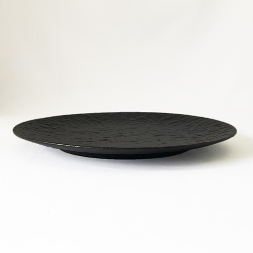 楽天市場】【幸四郎窯 黒結晶】ロックスタイル 28cm 丸皿日本製 磁器