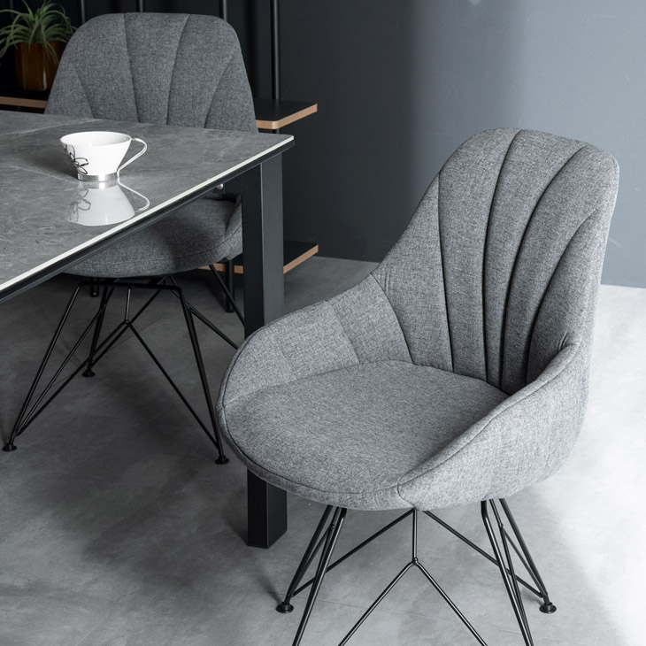 楽天市場】360° 回転式 ダイニングチェア 2脚セット 1脚 4脚セット PU