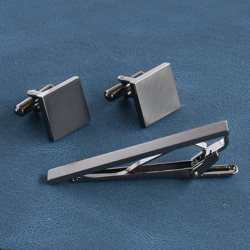 楽天市場】ネクタイピン カフス セット メンズ シンプル 名入れ