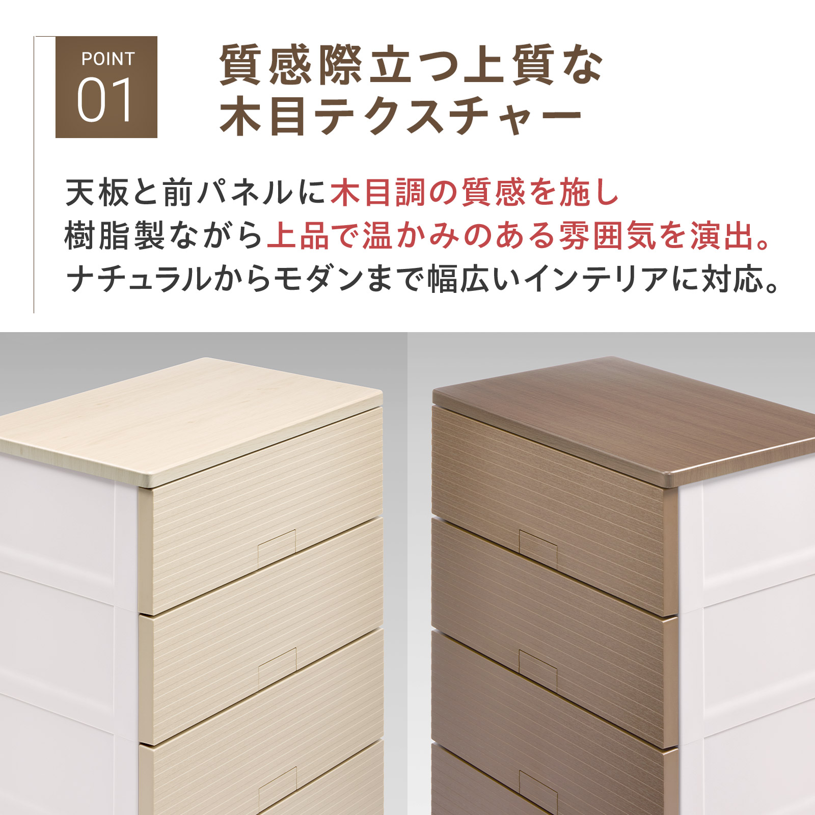 楽天市場】チェスト 衣装ケース 収納ケース 衣類収納 フィッツチェスト