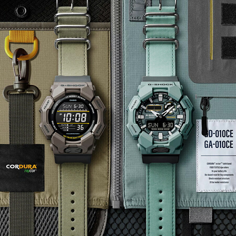 楽天市場】G-SHOCK 10年バッテリー ビッグケース エキナセア GD-010CE
