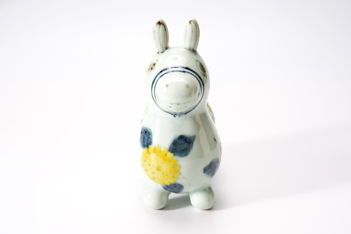 楽天市場】【九谷焼ロディ】 色絵菊 / 徳永遊心 | 置物 縁起物 Rody