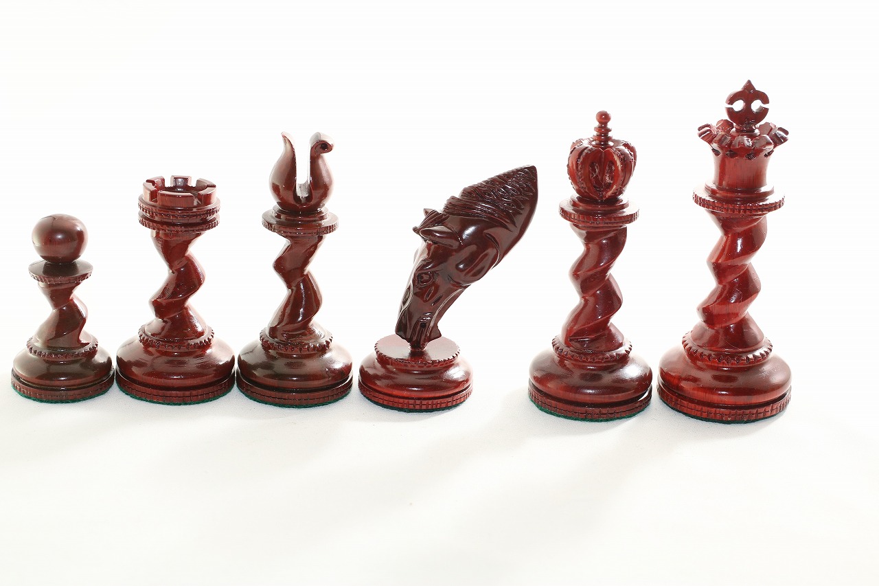 楽天市場】ハンドメイド高級 ホエール・ナイト チェス駒セット