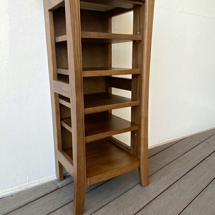 楽天市場】ラック スリッパラック 電話台 FAX台 小物入れ 木製 天然木