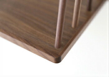 楽天市場】木製シェルフ ウォールラック ウォールナット無垢 天然木