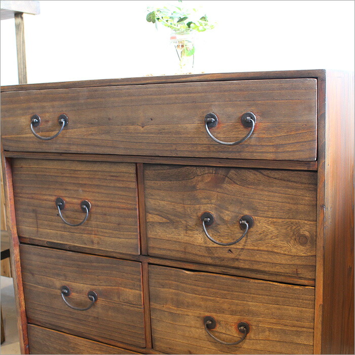 楽天市場】日本製 和風 箪笥 チェスト アンティーク おしゃれ 和箪笥