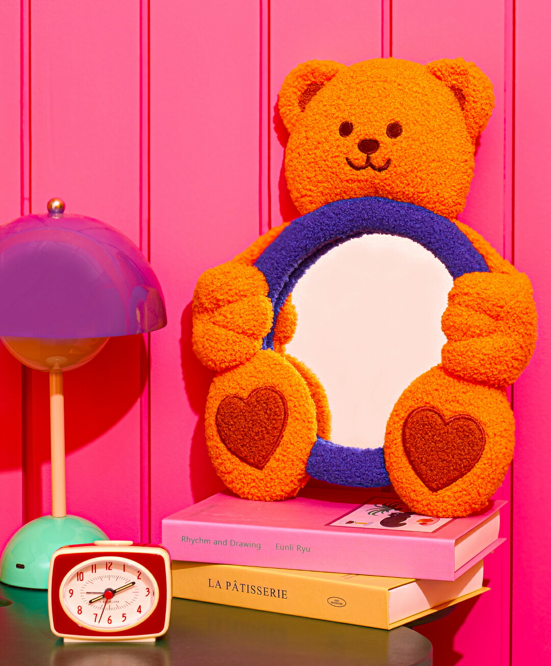 楽天市場】【wiggle wiggle 公式】 タフティングミラー 鏡 もこもこ