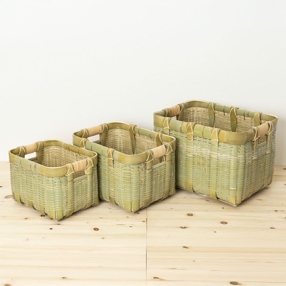 楽天市場】竹製 御用籠 小/中/大 3サイズ 真竹 青竹 収納かご 野菜保存