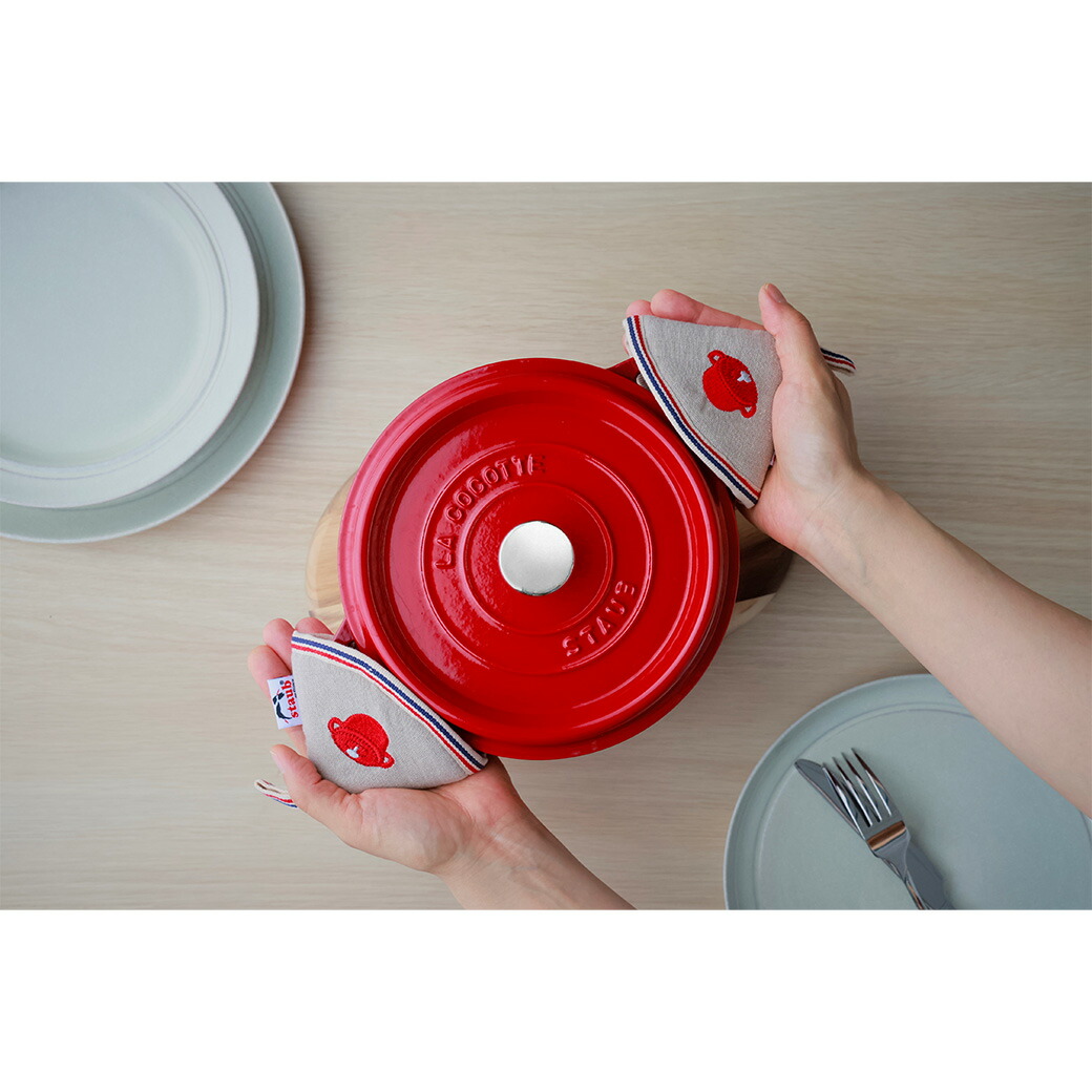 楽天市場】【公式】STAUB ストウブ ノブミトン チェリー2個セット