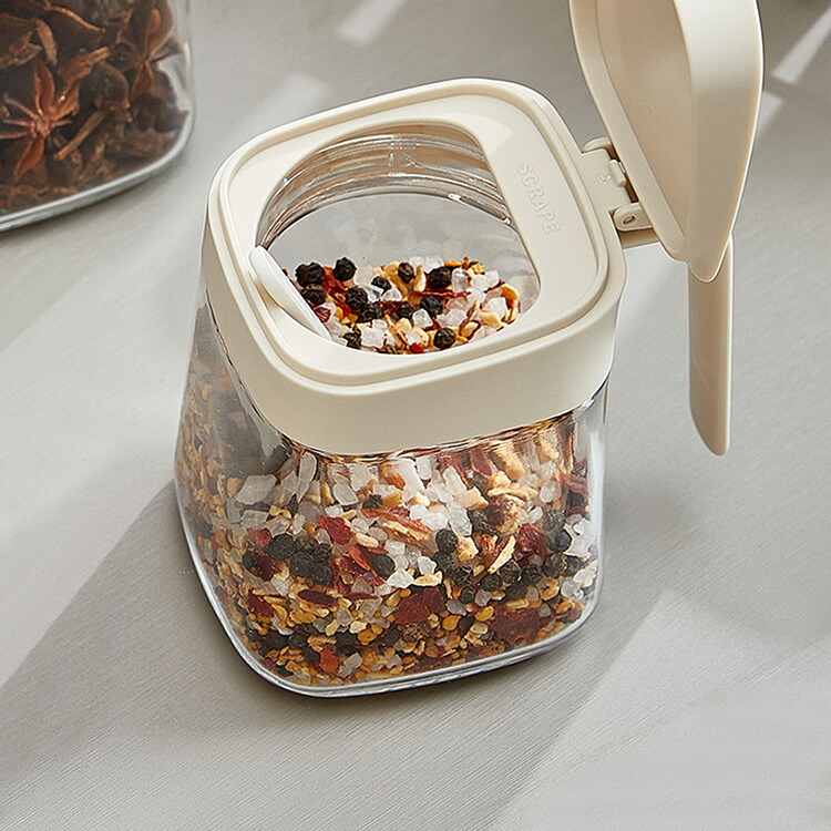 楽天市場】ZASA 調味料入れセット 調味料入れ ラック付き ガラス 3個