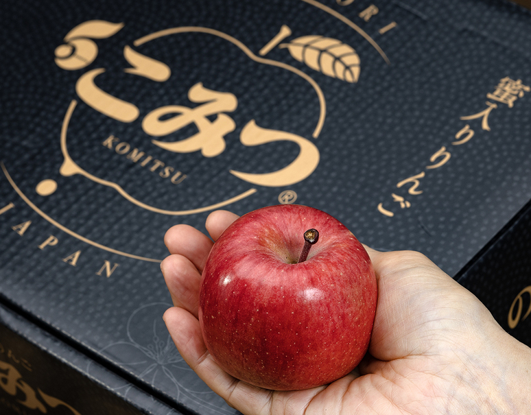 蜜入りりんご「超小玉 こみつ（品種：こうとく）」青森県産りんご 約