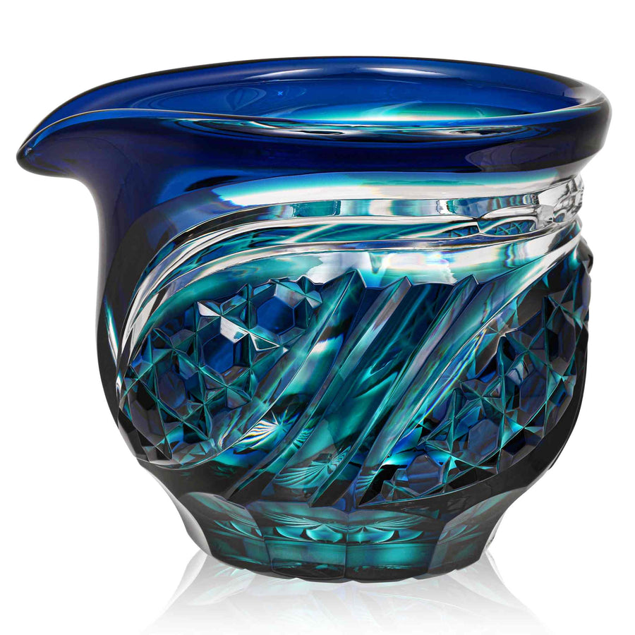 片口 cut201／ルリ緑 – TSUCHI-YA │ ガラスの器と工芸