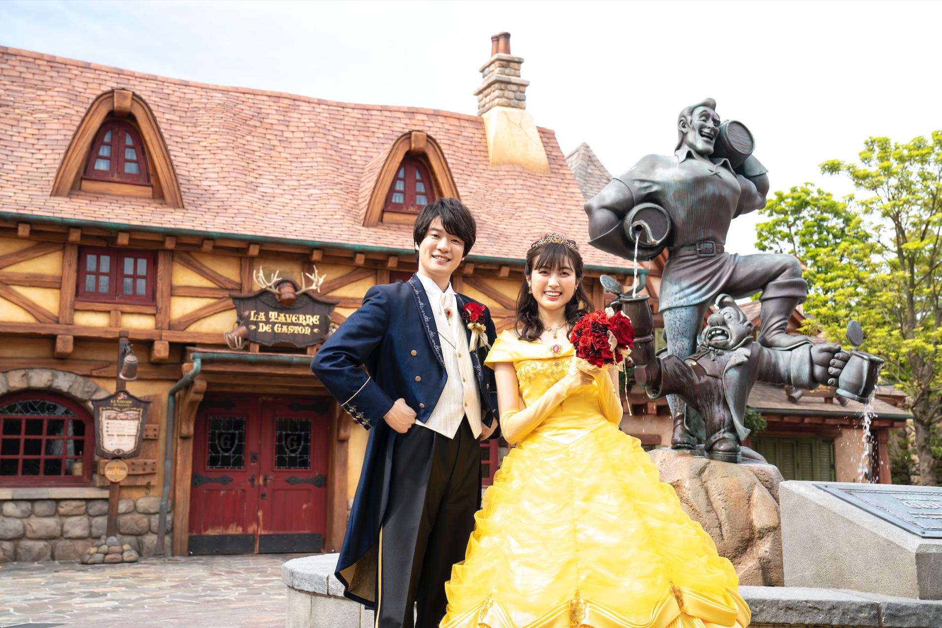 ディズニーアンバサダーホテル、「美女と野獣」の世界でウエディング