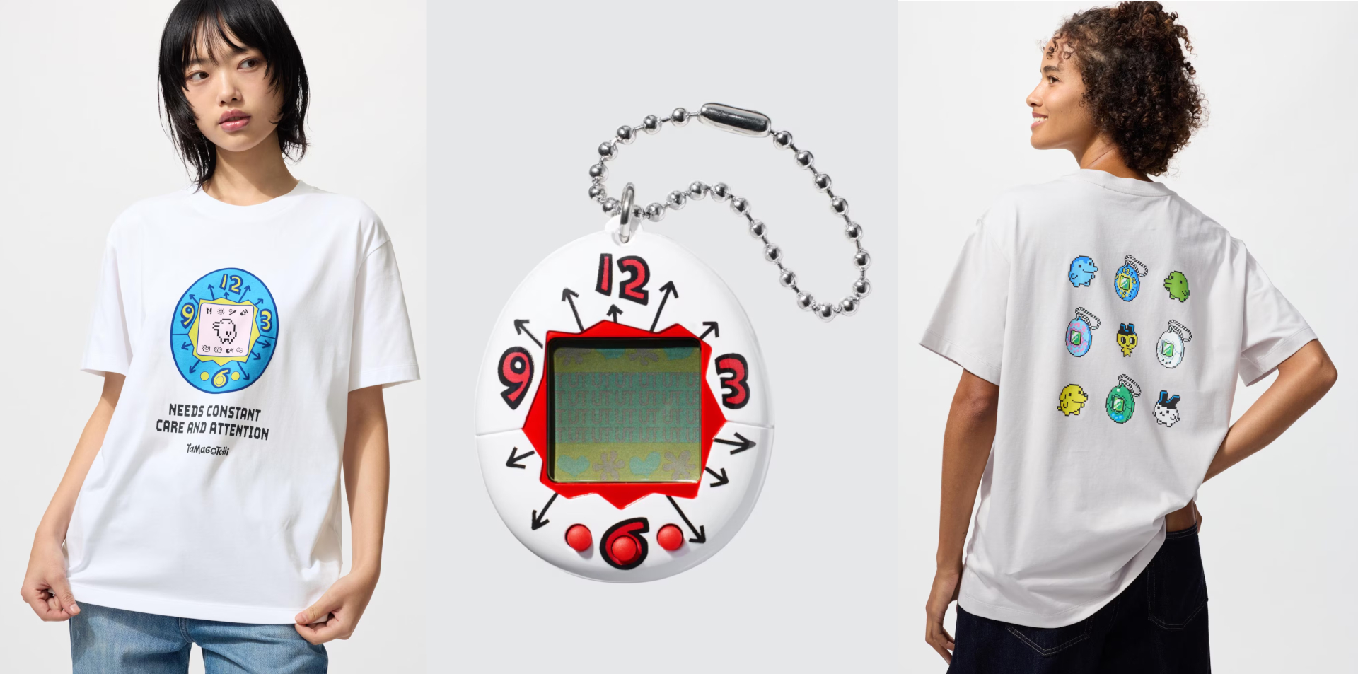 ユニクロ、UT限定「たまごっち」本日発売！ Tシャツは初代ピクセル