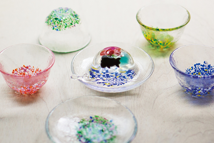 廣田硝子 小さなお皿 食器 器 皿 小皿 ガラス 9.5cm 日本製