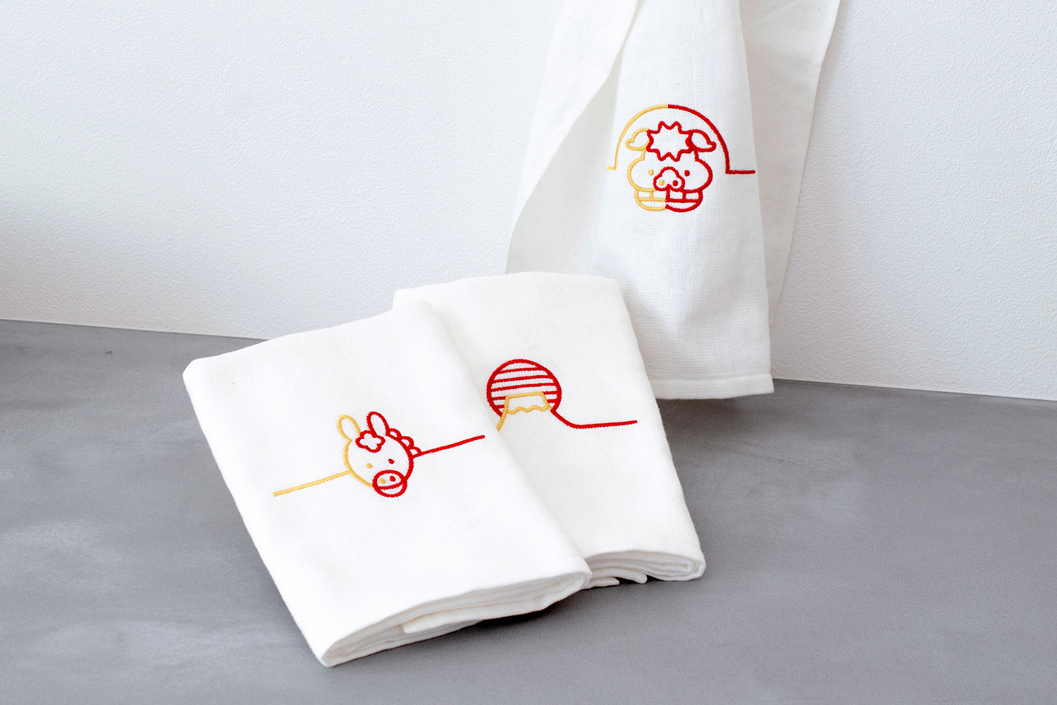 即納 お年賀タオル 干支タオル めでタオル フェイスタオル 5枚セット