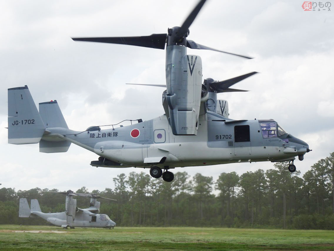 軽トラも載らない「オスプレイ」 狭い機内に収まる「専用車」とは