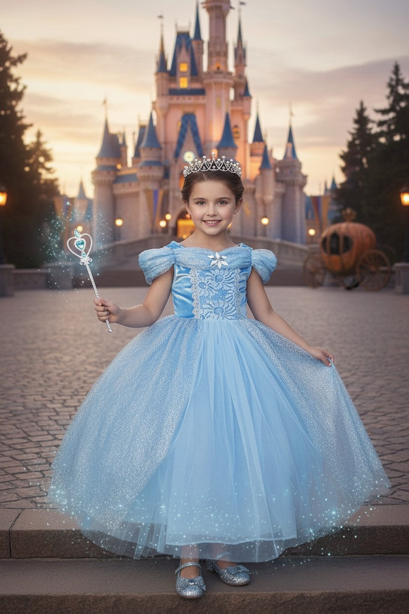 Princess Dress- Blue Princess Wedding Dresses and Dress Up for