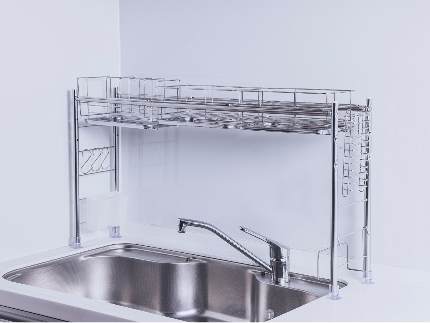 シンク上水切りラック スリムタイプ ステンレス仕様 – 燕三条水切り