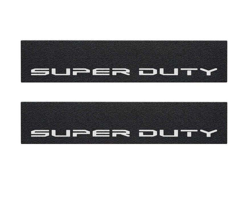 Door Sill Protection Overlays (Textured) Fits 2017-2022 Ford Super