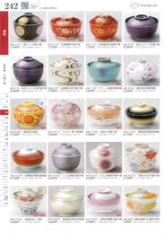 食器百貨-種別 円菓子・蓋向・骨むし