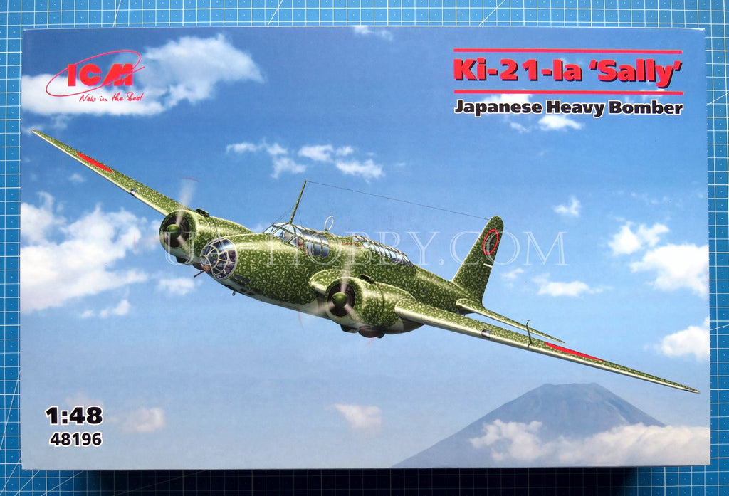 1/48 Ki-21-Ia Sally Japanese Heavy Bomber. ICM 48196 – UA-hobby