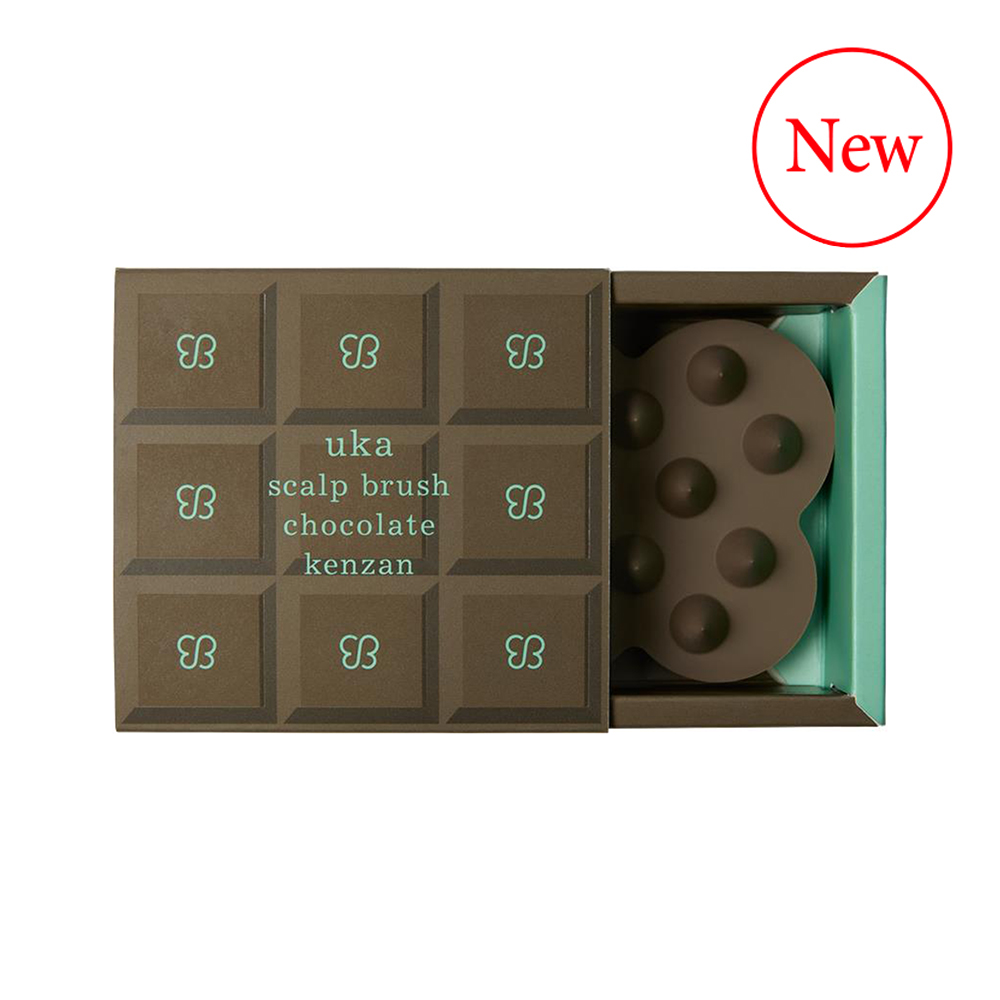 uka scalp brush chocolate kenzan | 【公式】オンラインストアukakau