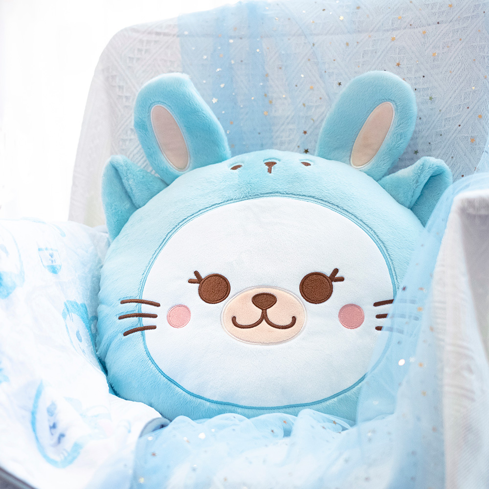 さラちゃんクッションブランケット（クッション43×40cm／ブランケット