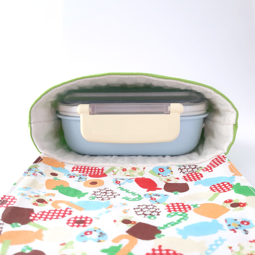 横入れタイプ（封筒タイプ）のお弁当袋試作【入園入学グッズ】: うろこ