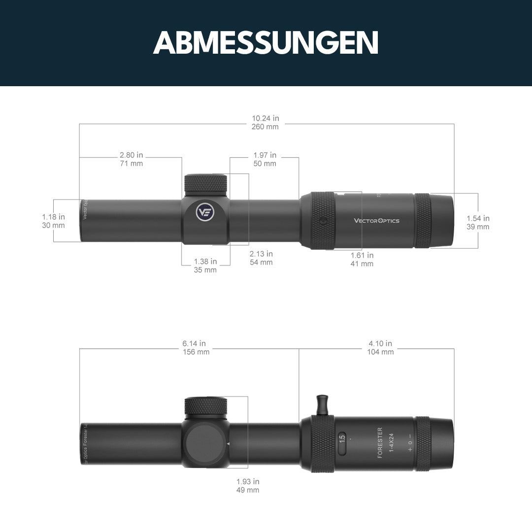 Vector Optics SCOC-28 Forester JR 1-4x24 SFP – Vector Optics Shop