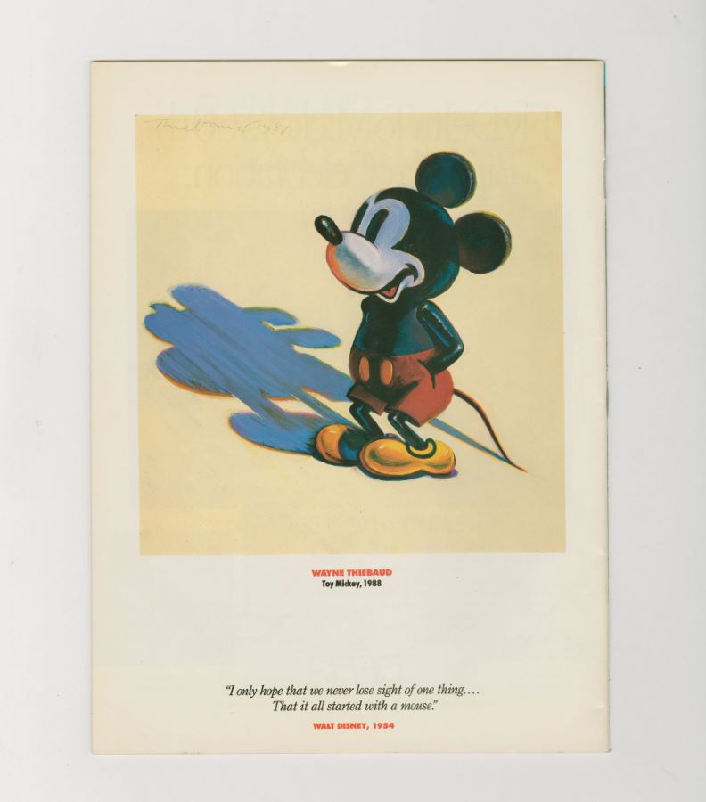 Mickey is Sixty! Commemorative Magazine with Sericel (1988) - ID