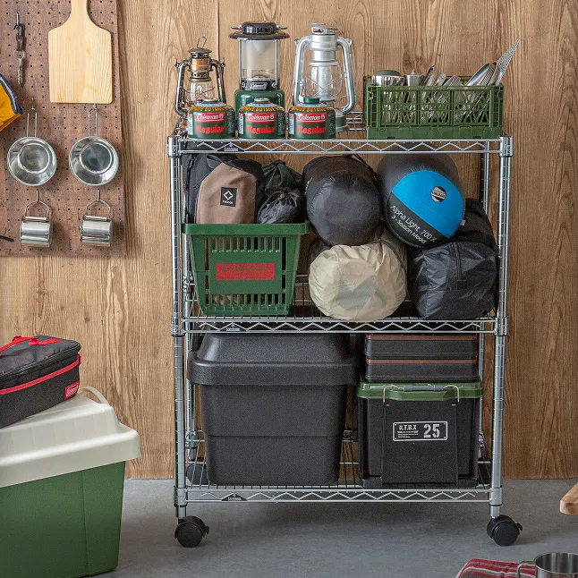 幅90 奥行45 高さ160 4段 スタンダードエレクター Mシリーズ ERECTA