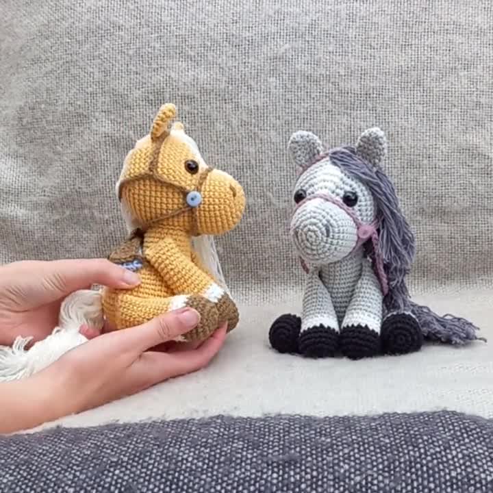 馬のあみぐるみかぎ針編みパターン - Etsy 日本