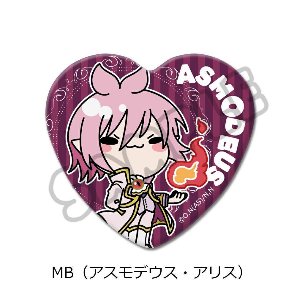 アニメ『魔入りました！入間くん』ハート型缶バッジ MB（アスモデウス