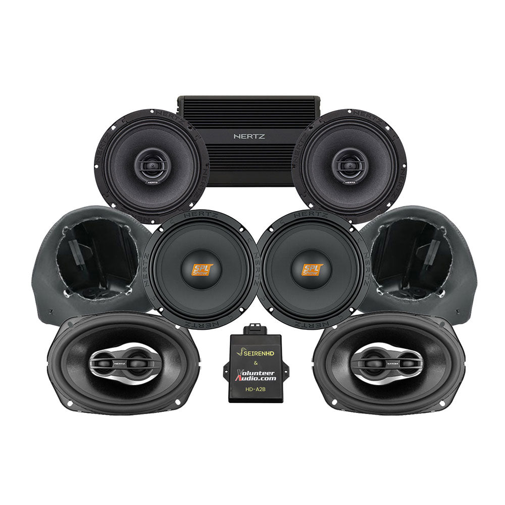 Hertz Stage 6 Plug & Play Amp And Speaker Package For 2025 Harley