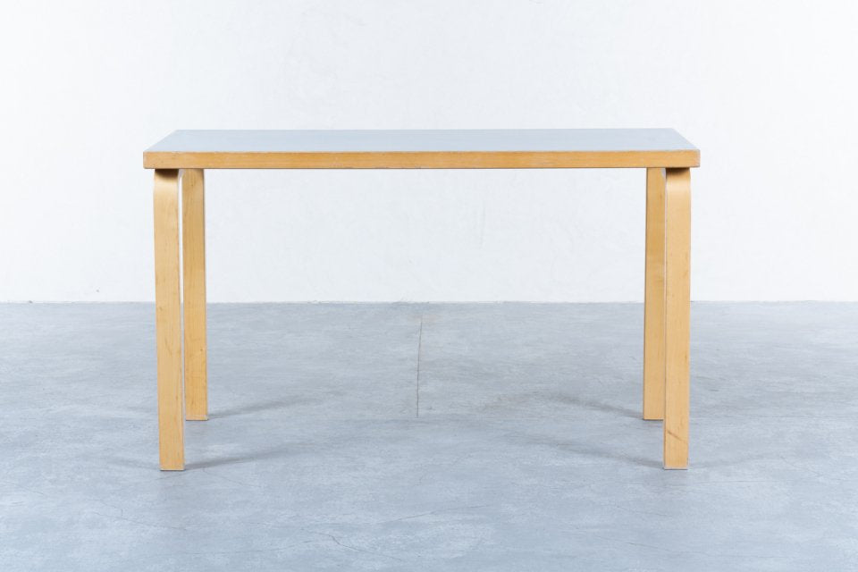 H078 Alvar Aalto | テーブル | リノリウム グレー– tefu vintaging
