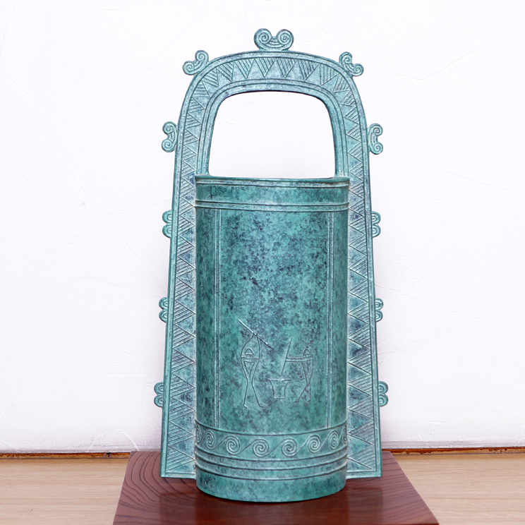 銅鐸紋青銅花器 | 和銅寛オフィシャルサイト