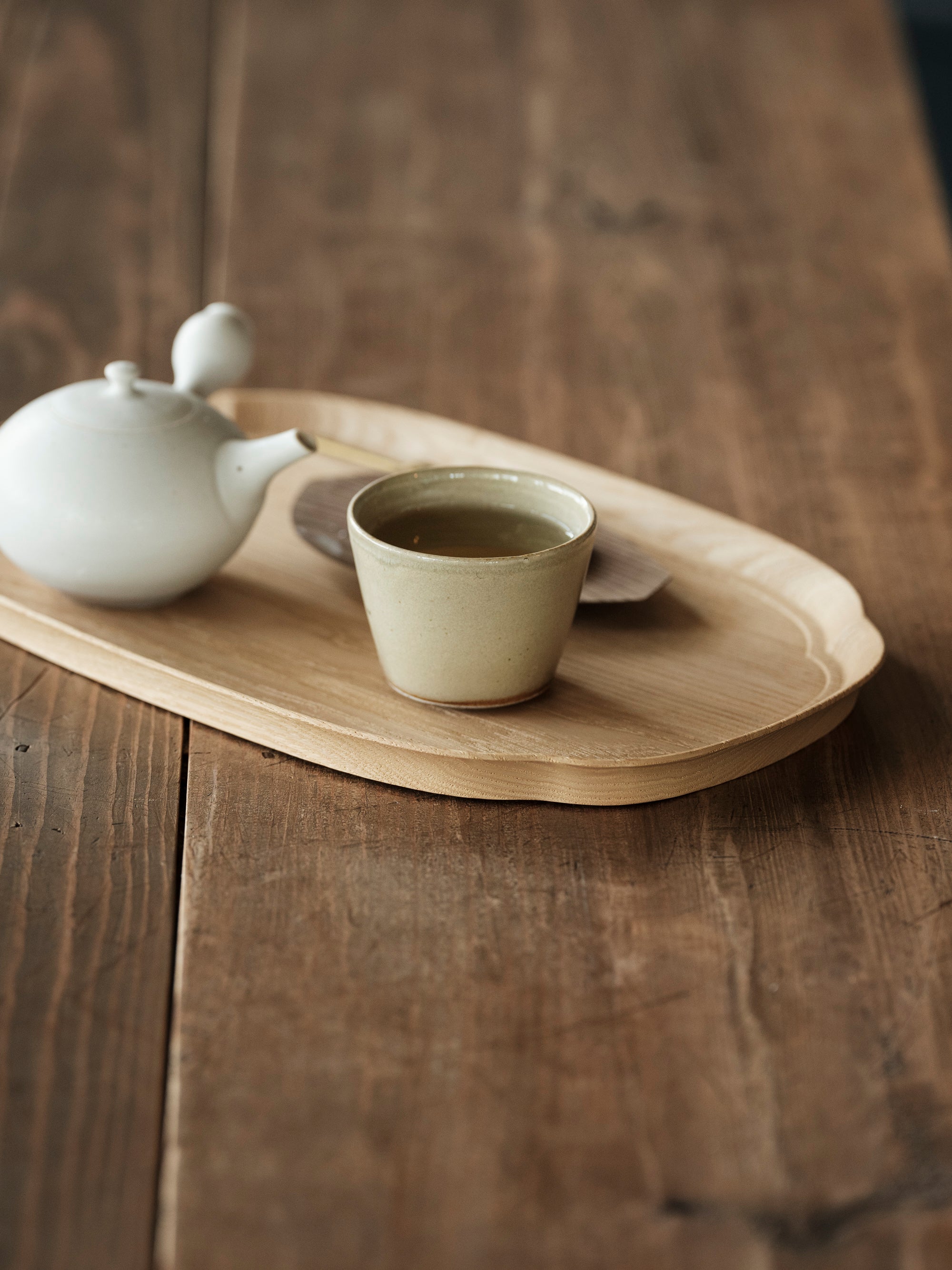 KITO 長木瓜盆 栗｜四十沢木材工芸