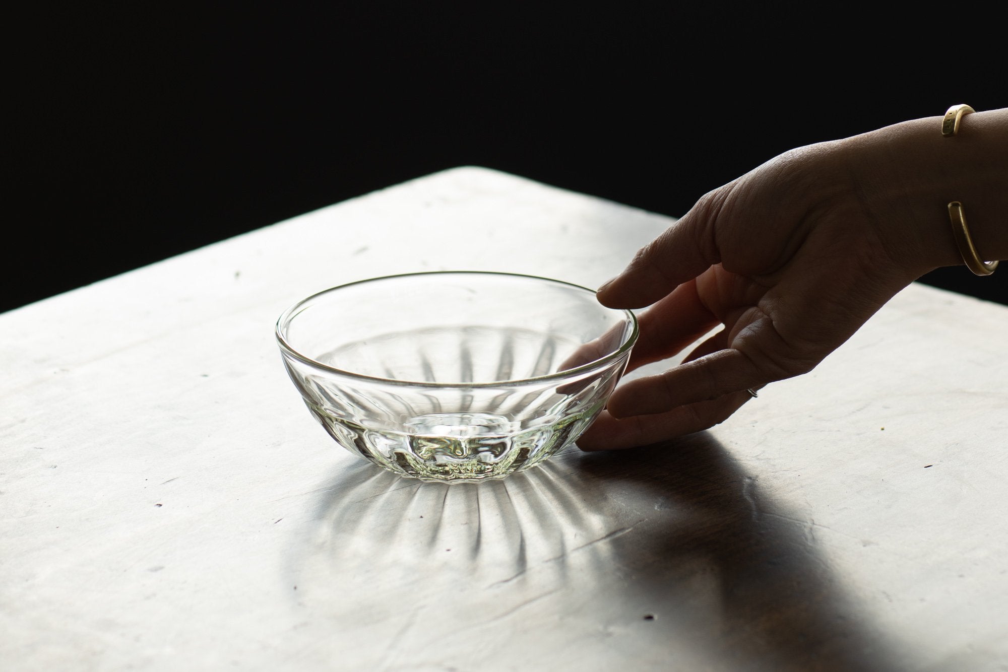 くるみガラス モール小鉢｜ガラス工房 橙