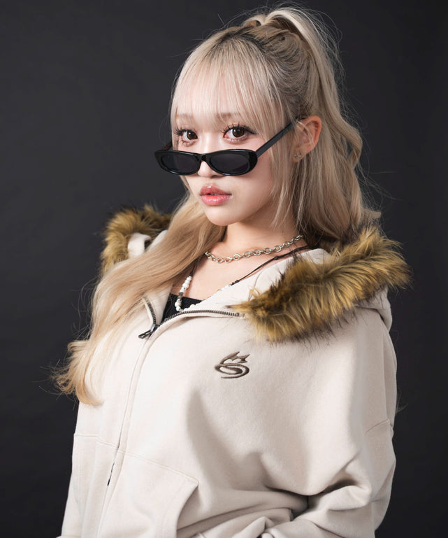 MA55IVE ファーグラフィックZIPパーカー – WEGO ONLINE STORE