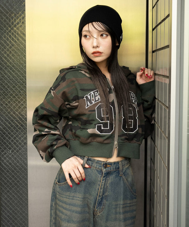 グラフィックショートZIPパーカー｜WEGO（ウィゴー） – WEGO ONLINE STORE