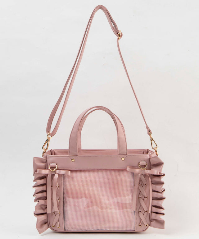 きらめきレースアップフリル痛ショルダー【一部店舗限定】｜WEGO