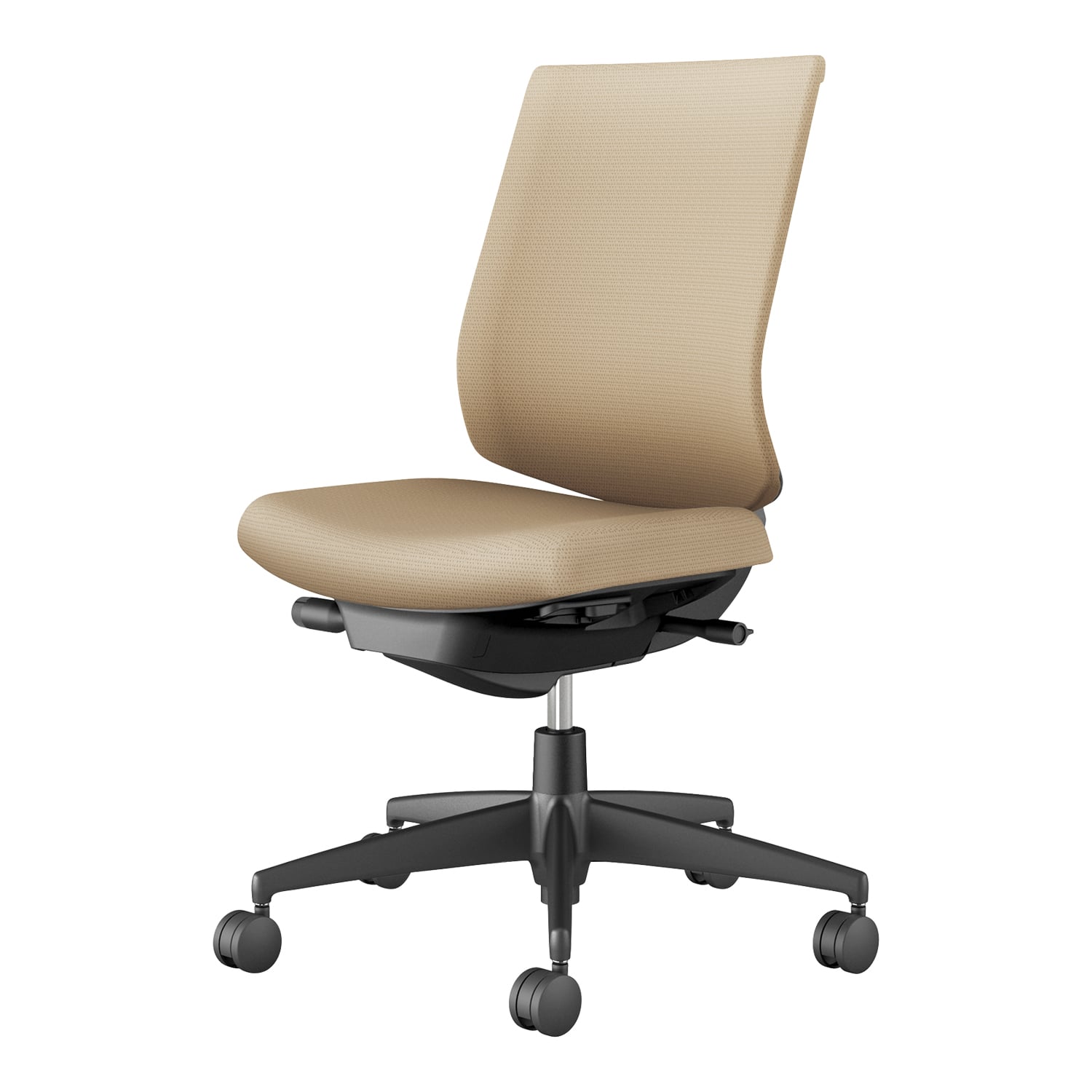 Wizard4 ウィザード4／ローバックタイプ／肘なし／ブラック樹脂脚／布