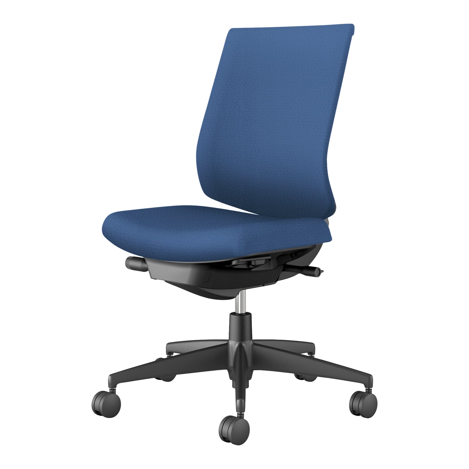 Wizard4 ウィザード4／ローバックタイプ／肘なし／ブラック樹脂脚