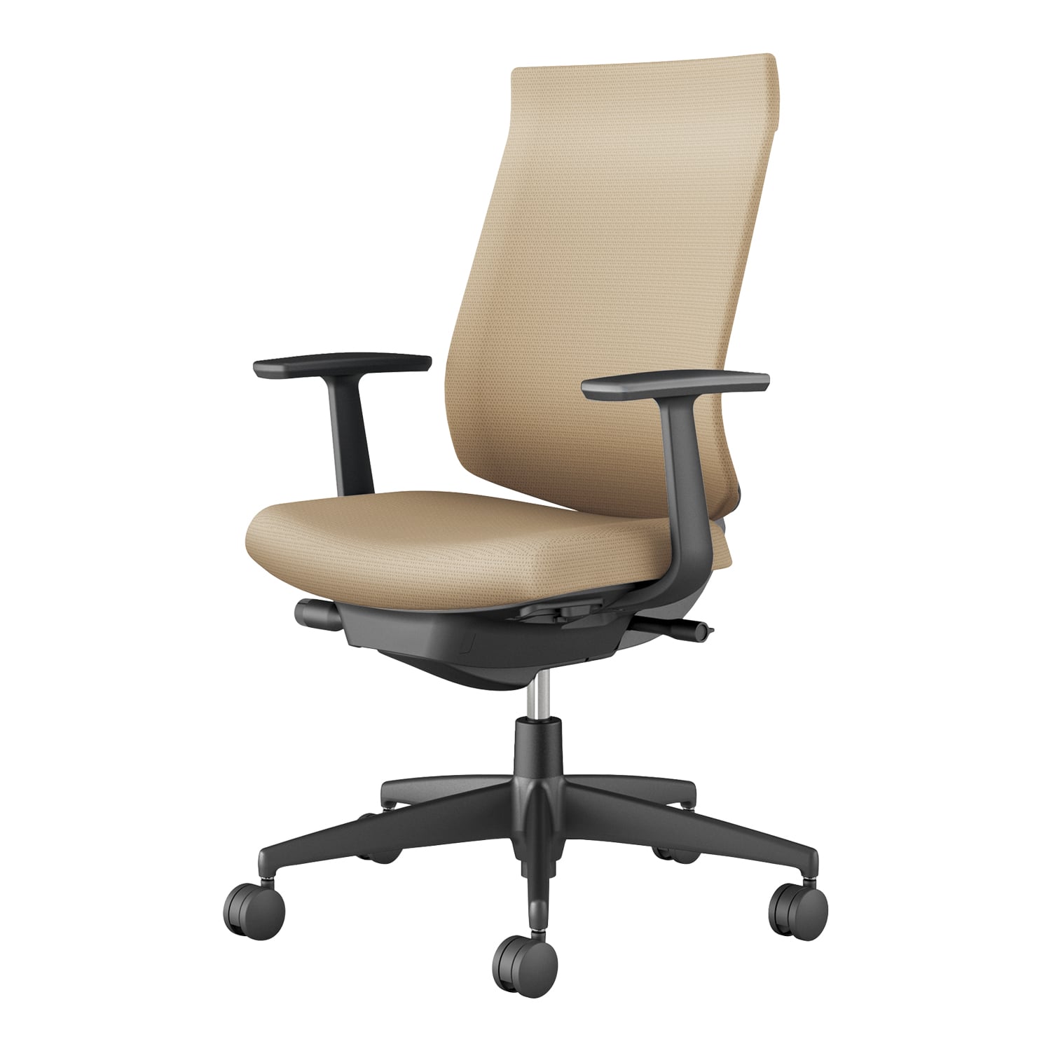 Wizard4 ウィザード4／ハイバックタイプ／T型肘／ブラック樹脂脚／布