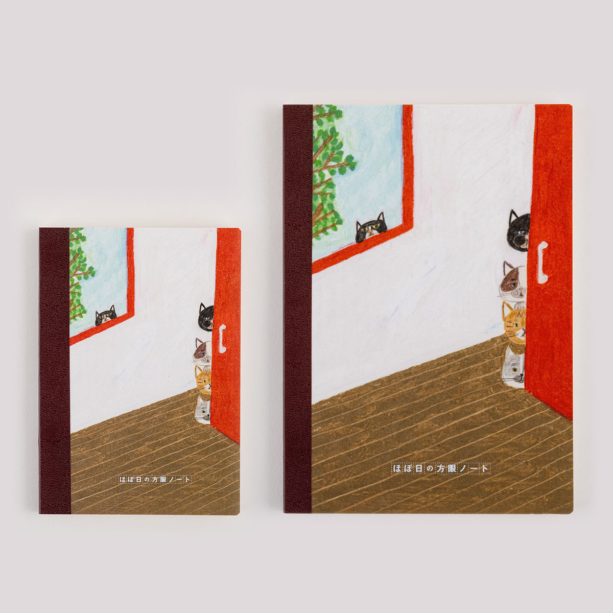 柴田ケイコ / ほぼ日の方眼ノート 誰が来た（A6・A5） - 文具・雑貨